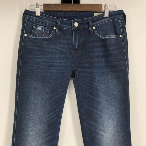 Diesel Grace Super slim Skinny low waist Stretch Dark wash jeans size W27 X L32 - Picture 3 of 7